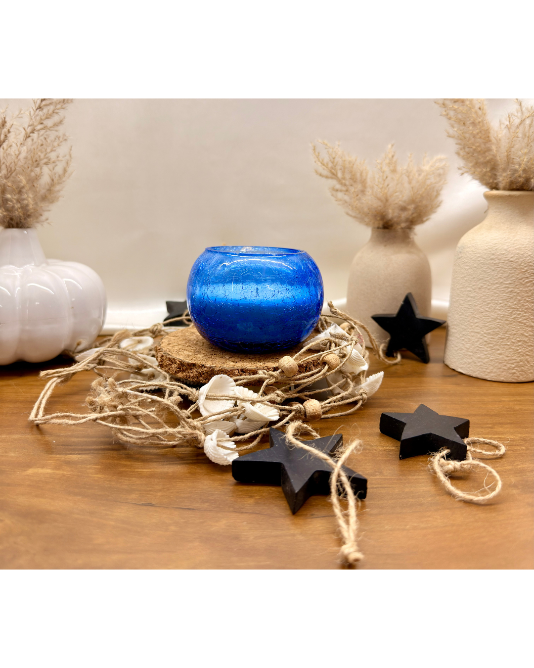Blue Moonlight Jar Wax Candle