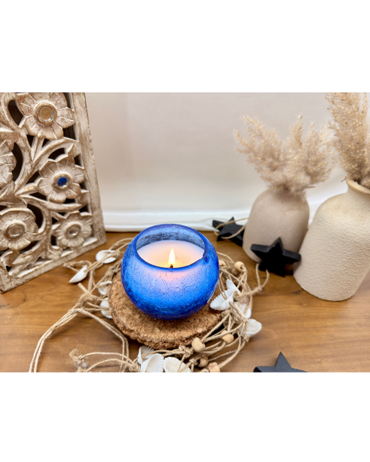 Blue Moonlight Jar Wax Candle
