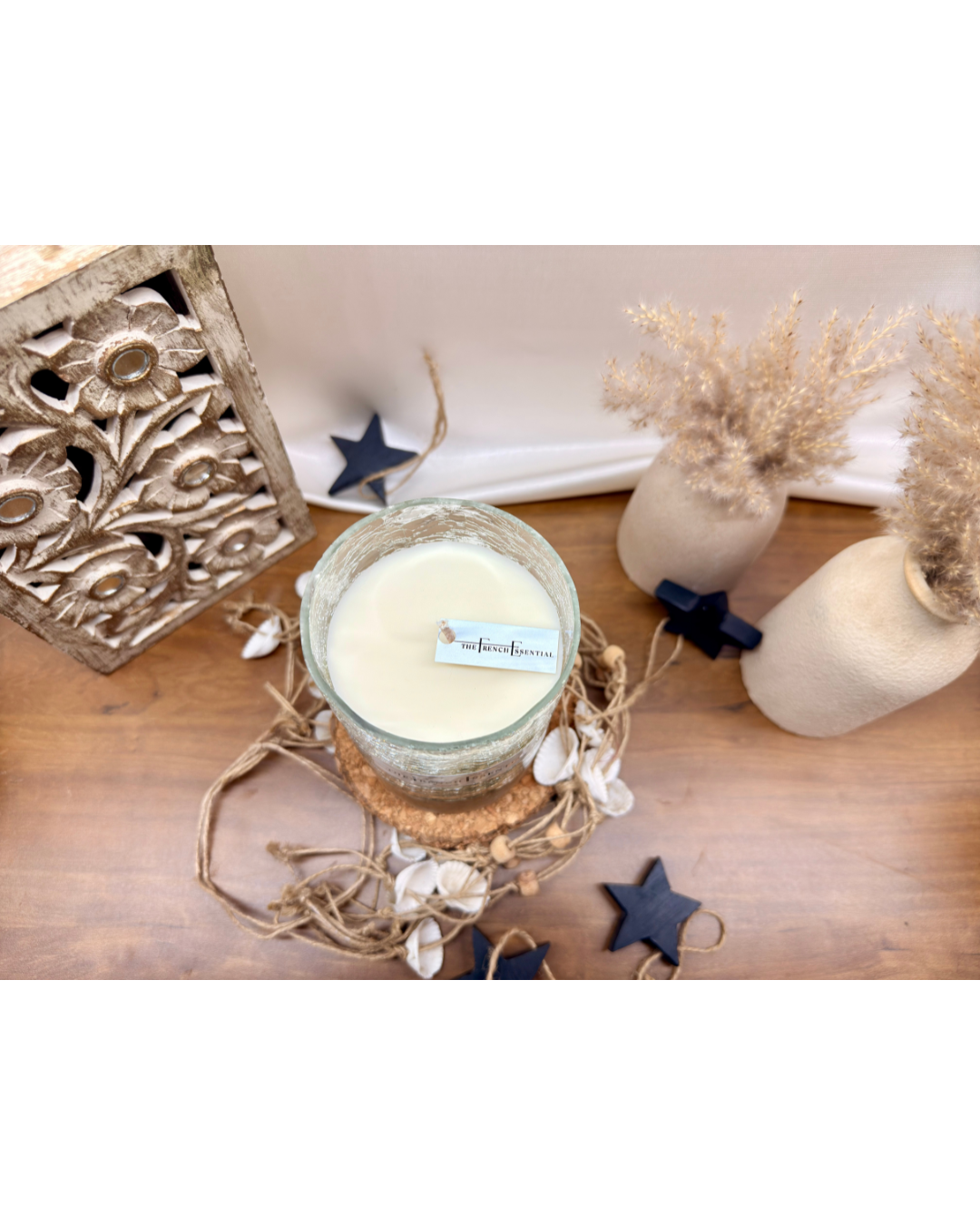 Crackle Aura Jar Candle