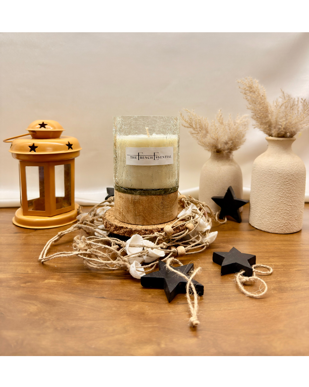 Crackle Aura Jar Candle