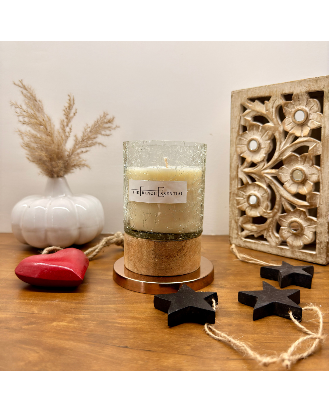 Crackle Aura Jar Candle