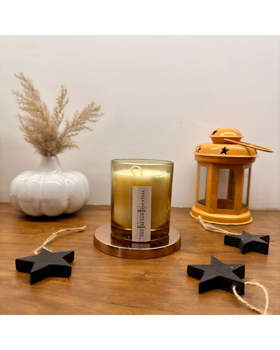 Honey Glass Aura Candle